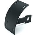 Krator Vertical Axle Mounted Motorcycle License Plate Holder Sportbikes Cruisers - Black KM024-B